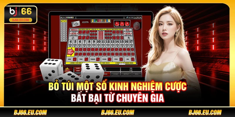 Bỏ túi một số kinh nghiệm cược bất bại từ chuyên gia