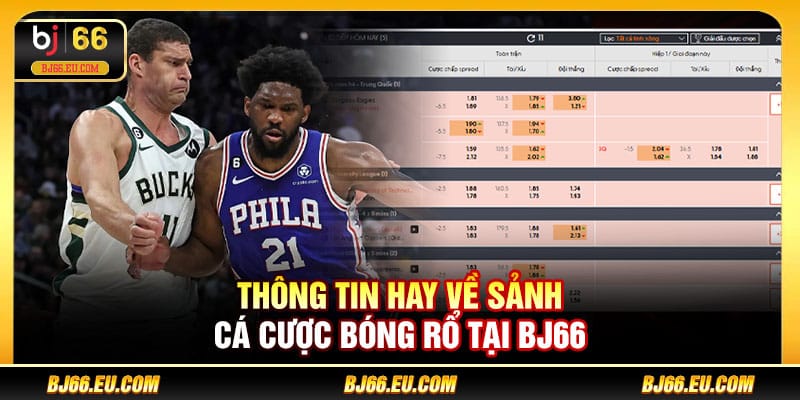 Thông tin hay về sảnh cá cược bóng rổ tại BJ66